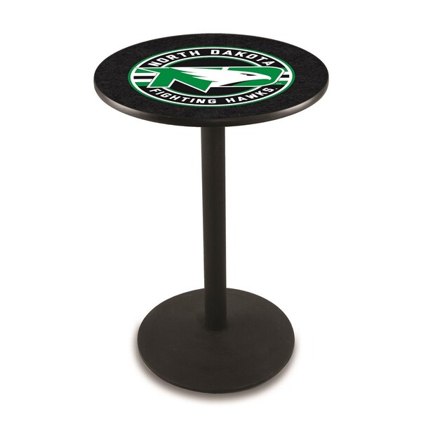 42" Blk Wrinkle North Dakota Pub Table